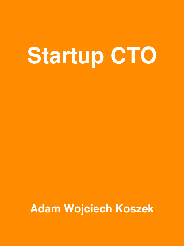 Cover of Startup CTO